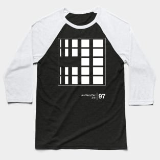 Les Savy Fav / Minimalist Graphic Artwork Design Baseball T-Shirt